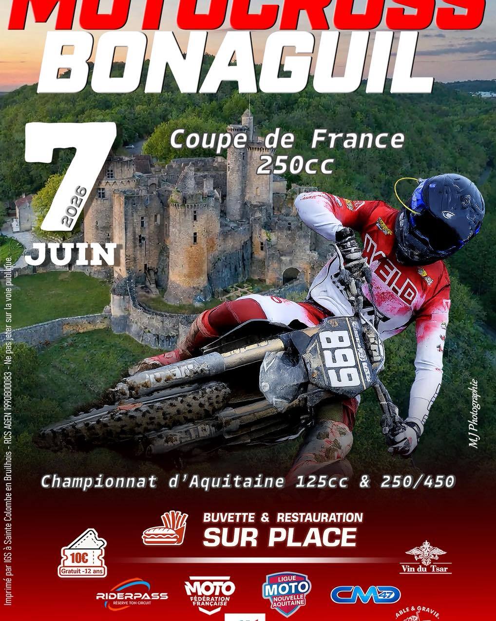 Motocross – Coupe de France National 250cc à Bonaguil
