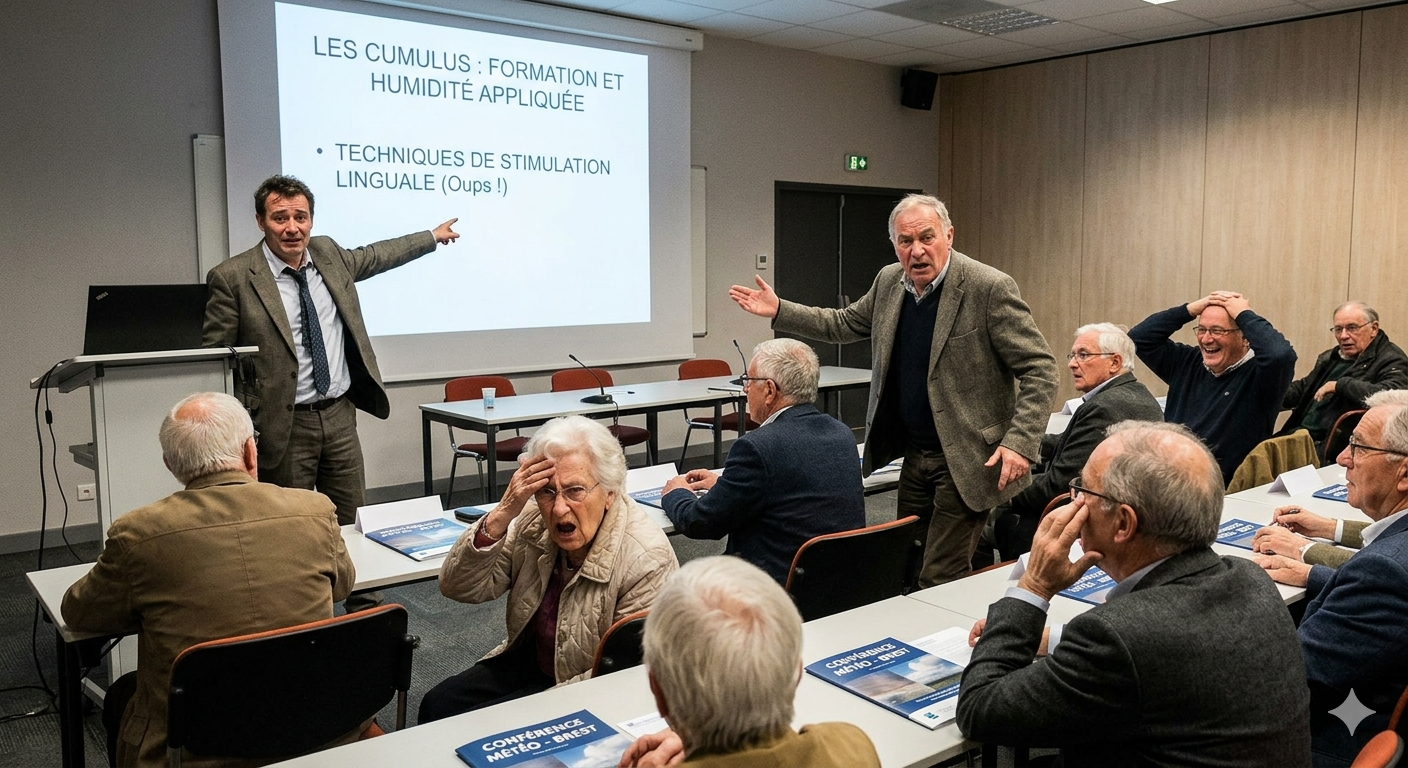 Confusions à Brest : Une convention sur les cumulus vire au salon du cunilingus