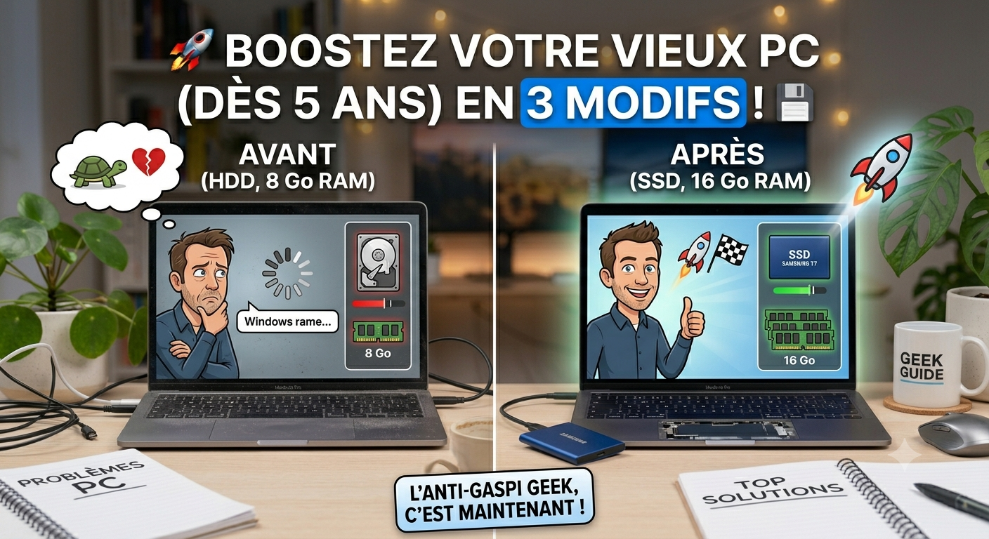 🚀 Pourquoi ton PC de 5 ans est encore une bête de course (si tu fais ces 3 modifs)
