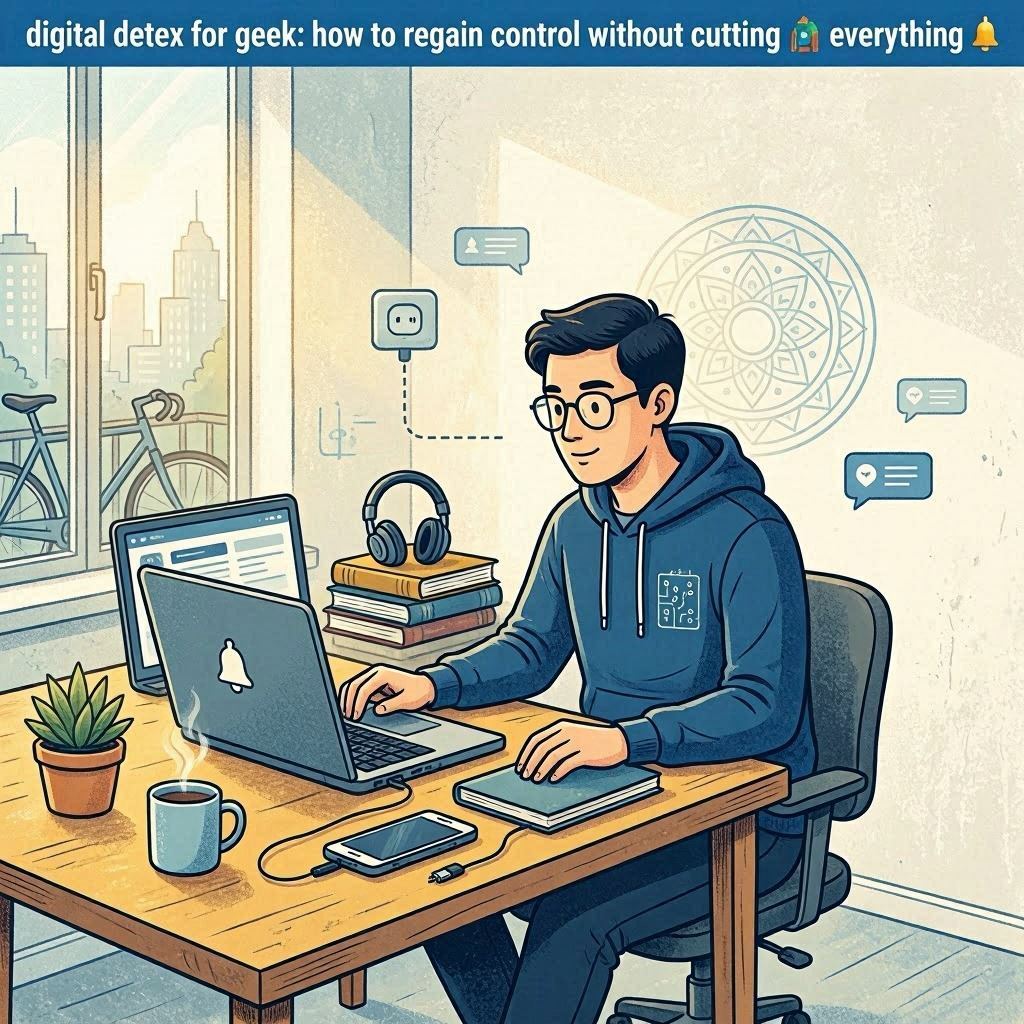 🔌 La Digital Detox pour Geek : Comment reprendre le contrôle sans tout couper 🧘‍♂️