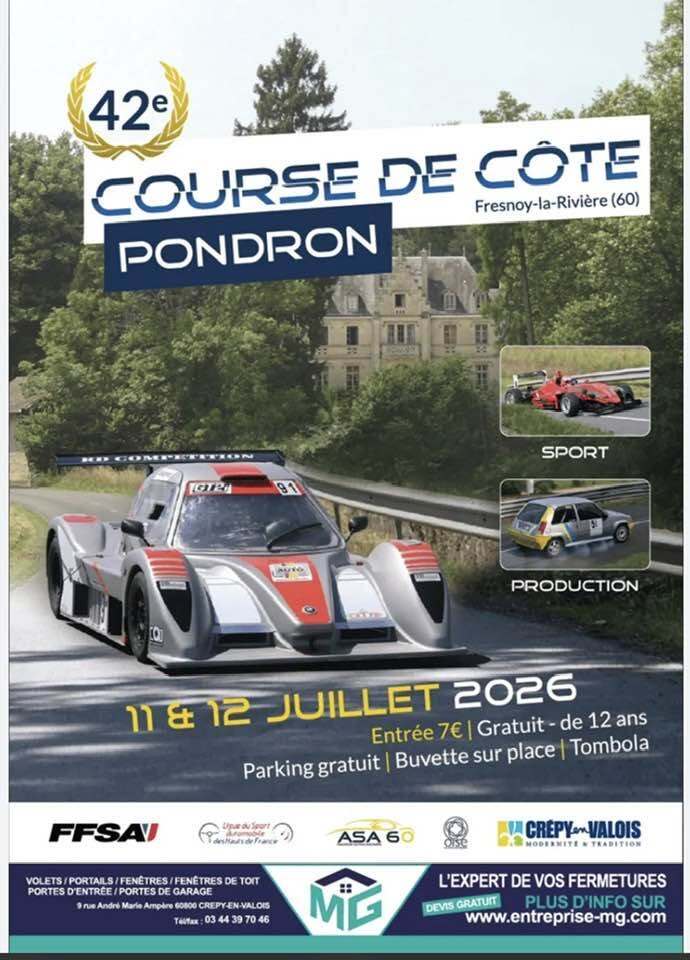 Course de Côte de Pondron.