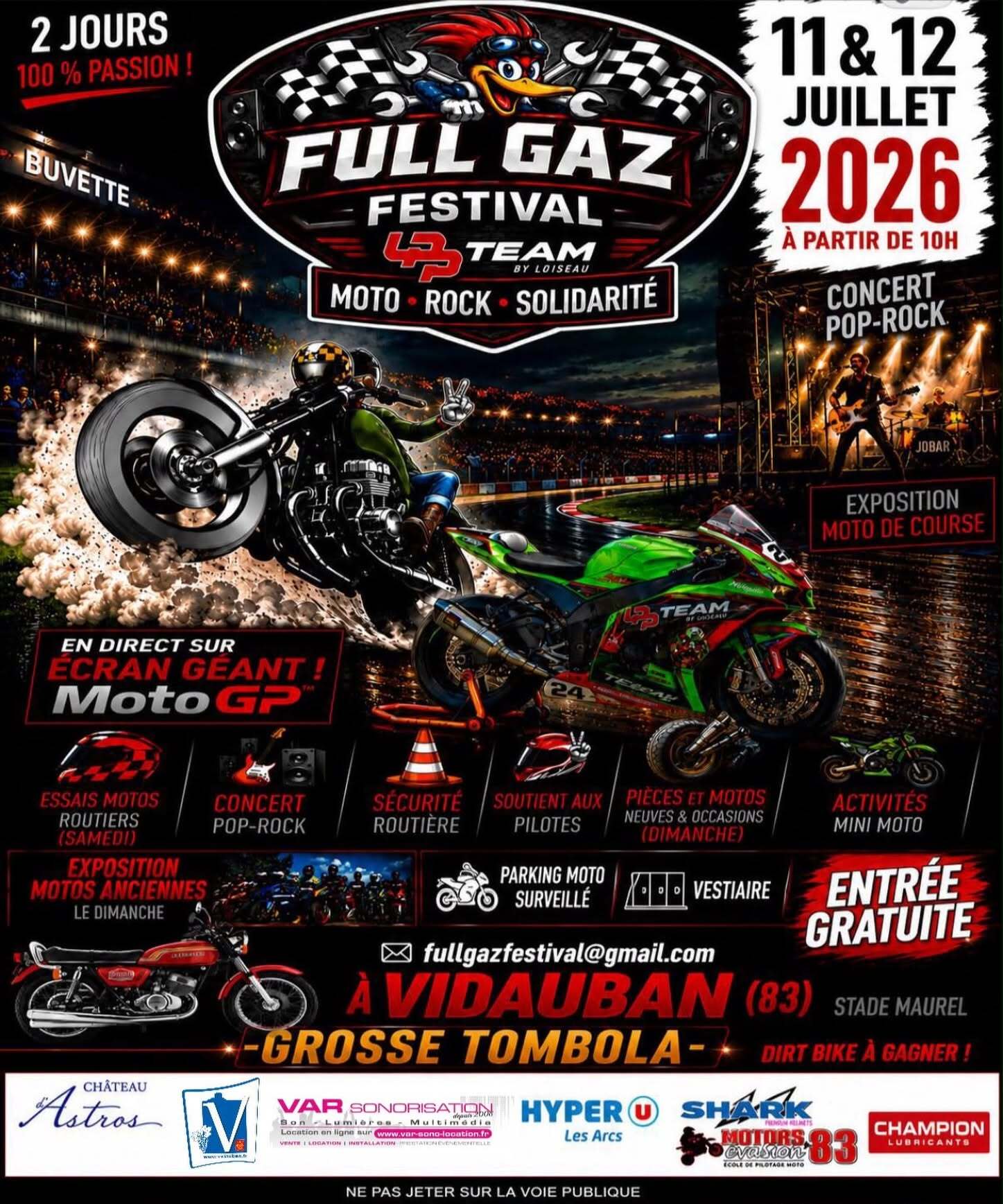Moto – Full Gaz Festival à Vidauban