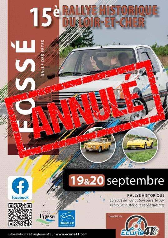 Expo – Balade et Rallye Historique du Loir et Cher – Annulé !