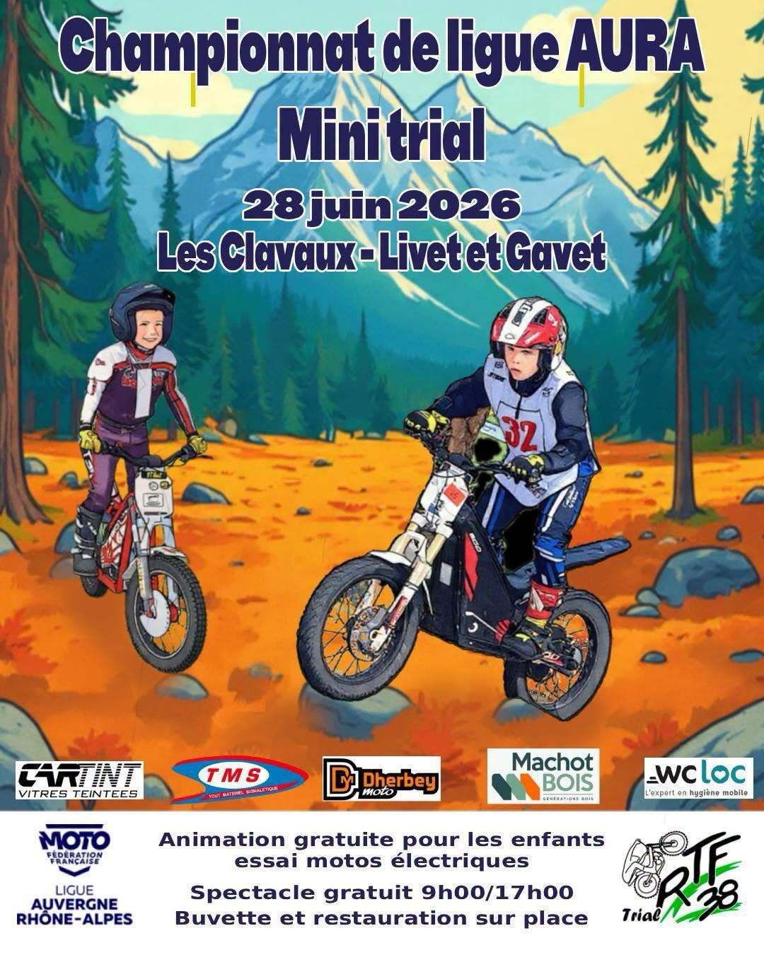 Moto TT – Mini-Trial aux Clavaux.
