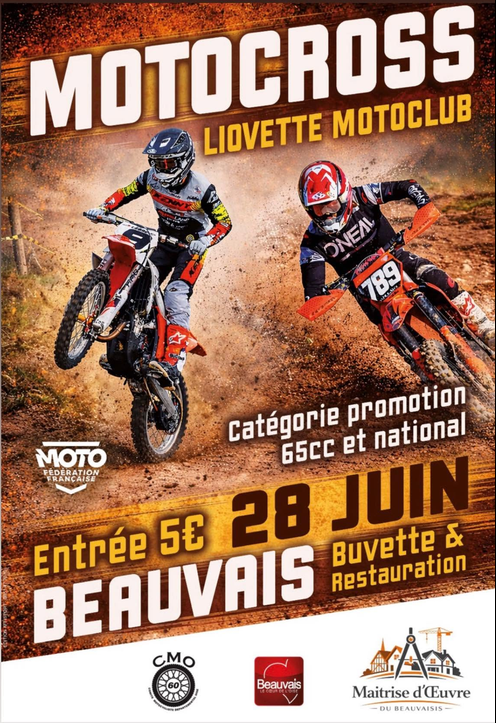 Motocross à Beauvais.