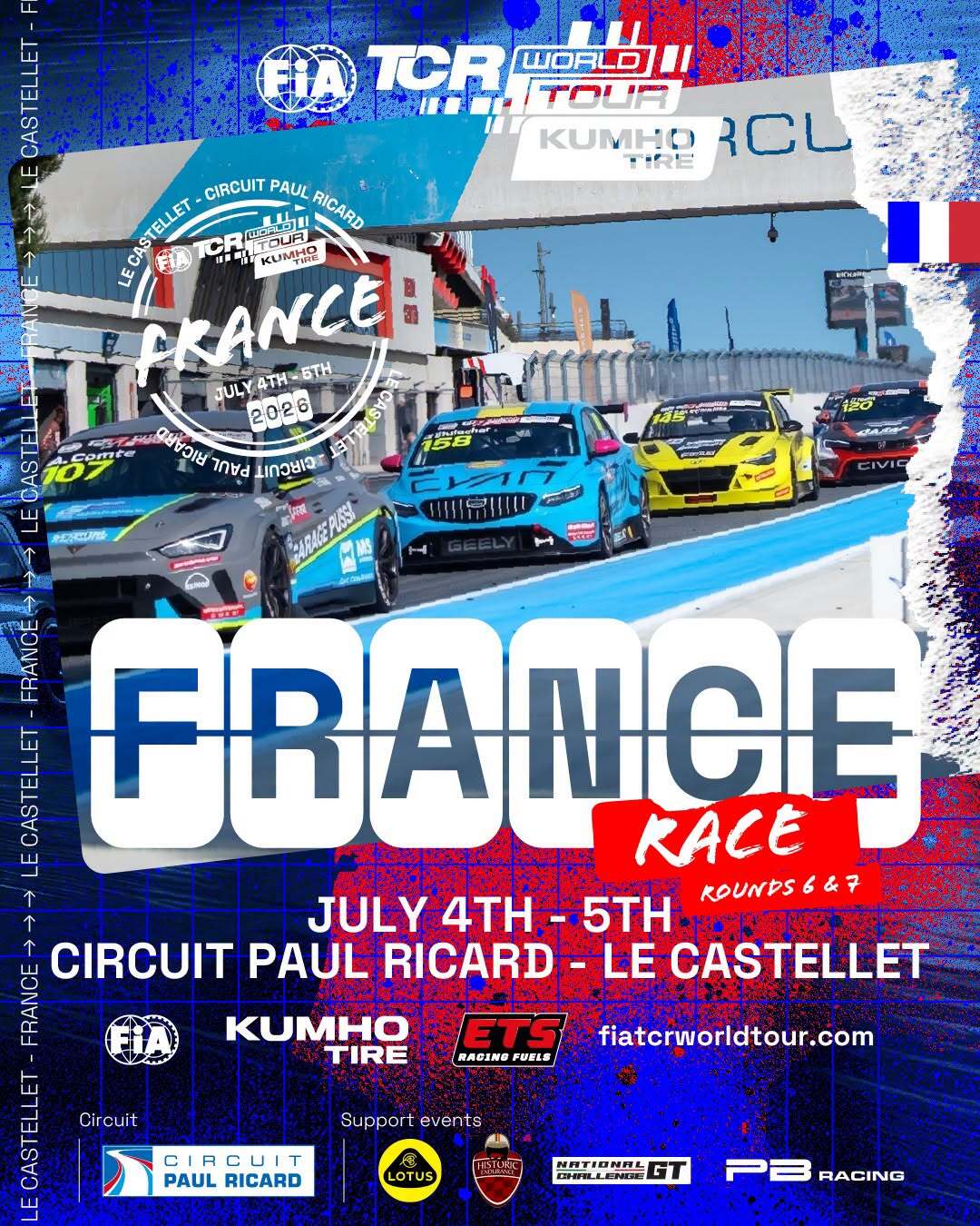 Kumho FIA TCR  World Tour au Castellet.