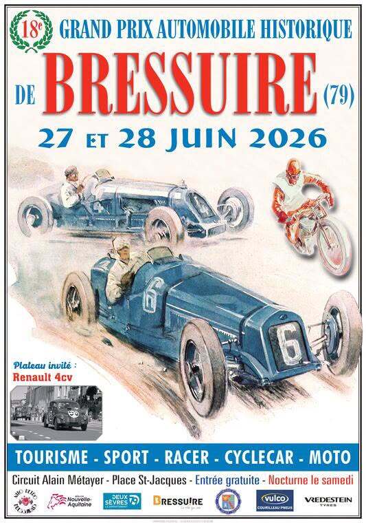 Grand Prix Automobile Historique de Bressuire.