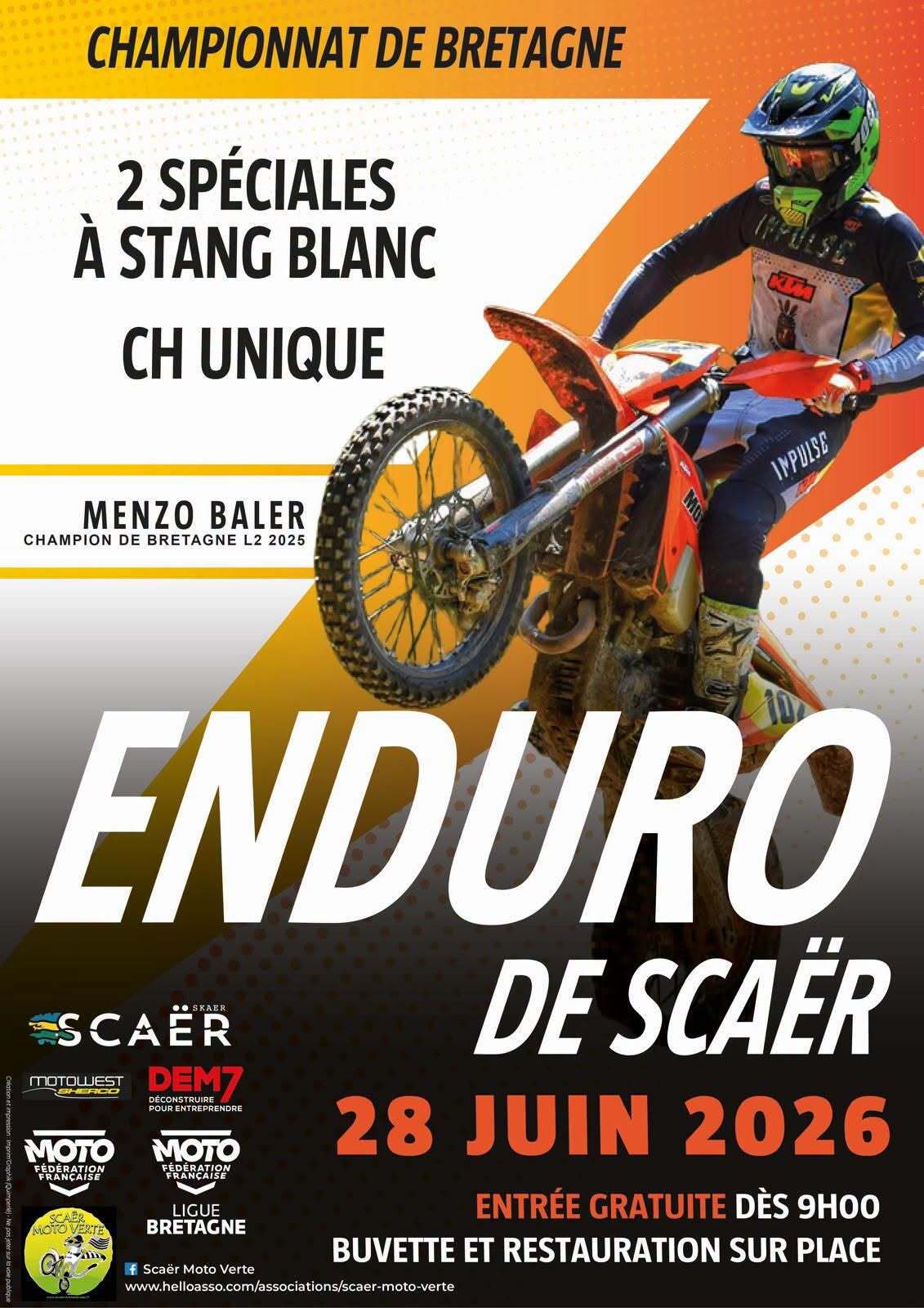 Moto TT – Enduro à Scaër.