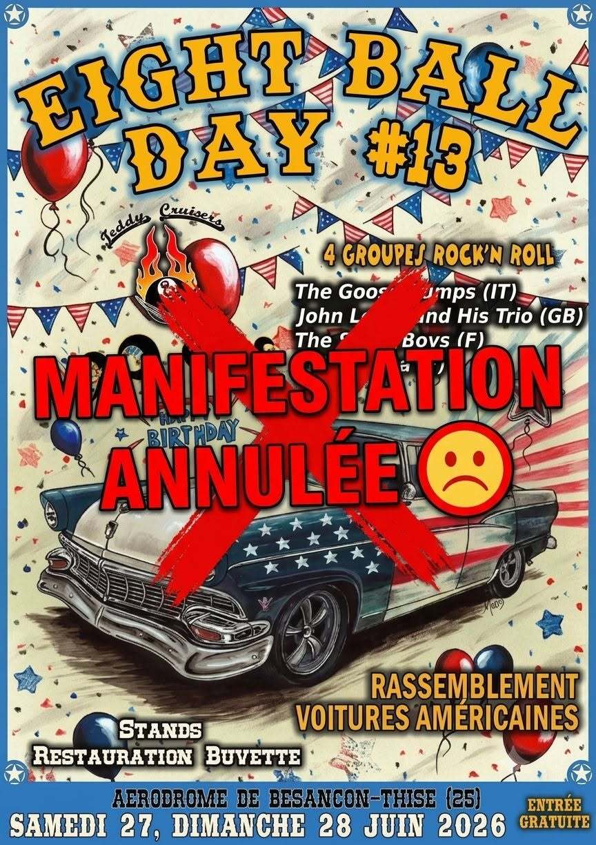 Rassemblement de Voitures Américaines à Besançon – Annulé !