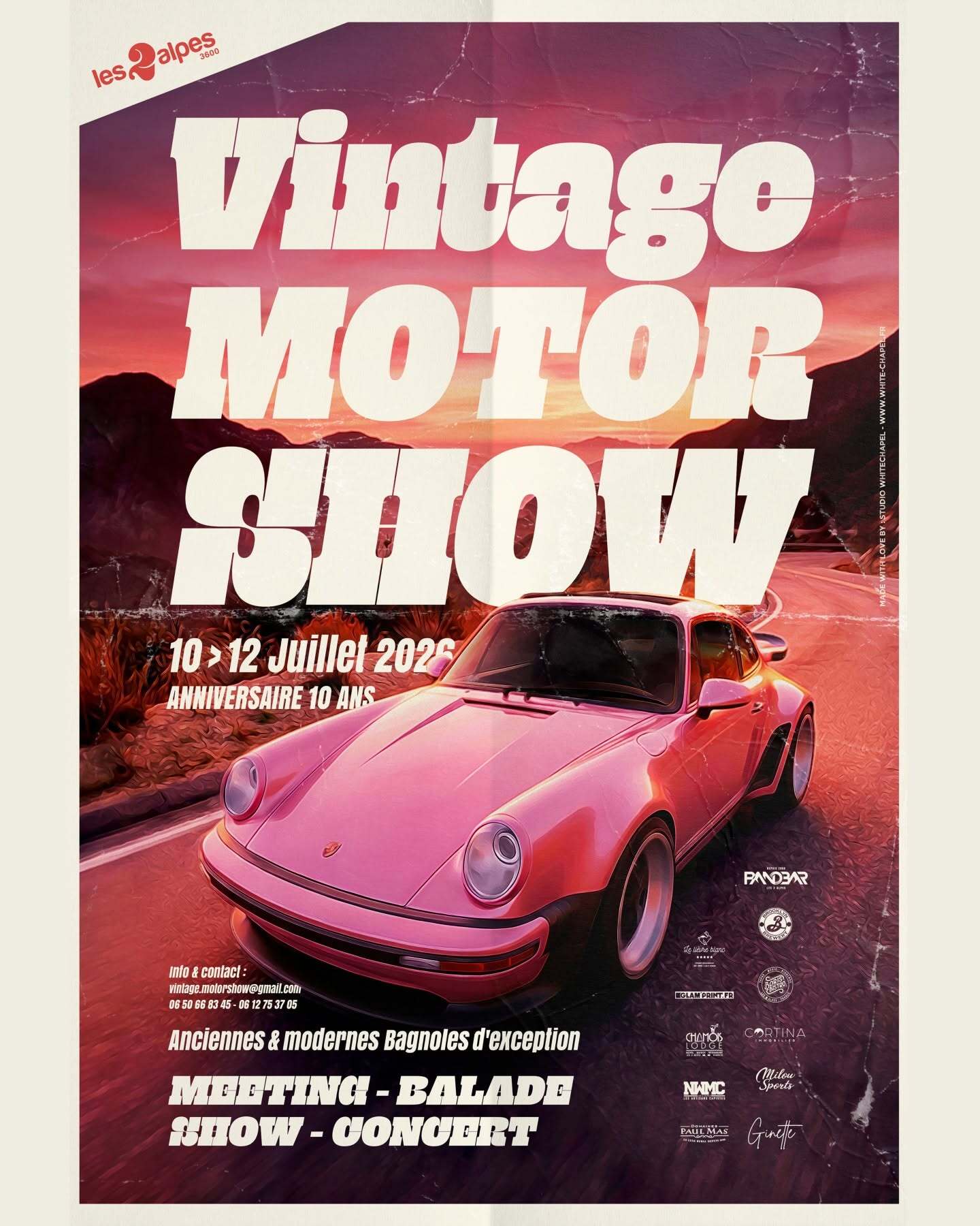 Vintage Motor Show aux 2 Alpes.
