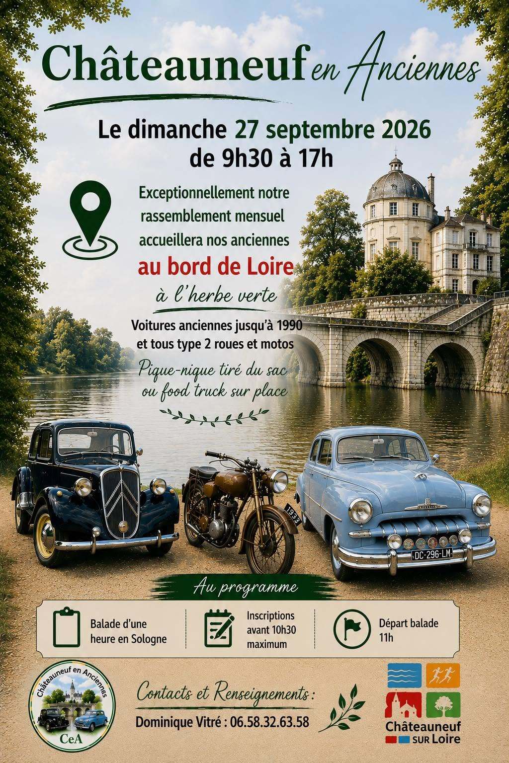Véhicules Anciens à Châteauneuf-sur-Loire