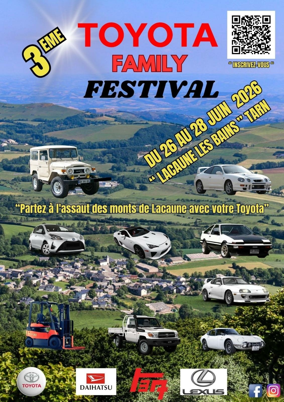 Toyota Family Festival à Lacaune.