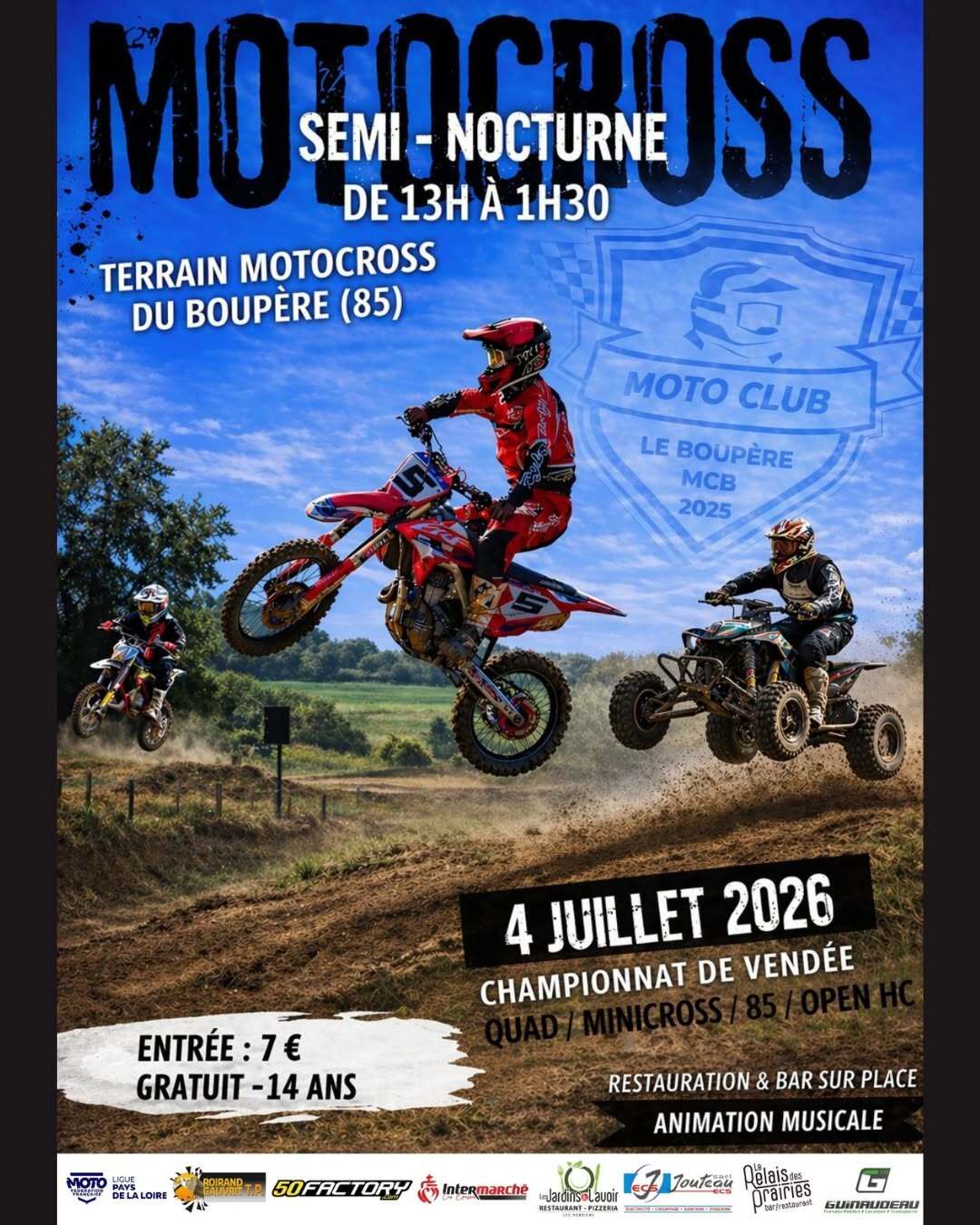 Motocross au Boupère.