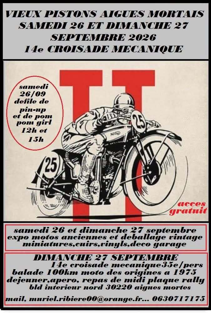 Moto – Croisade Mécanique à Aigues-Mortes