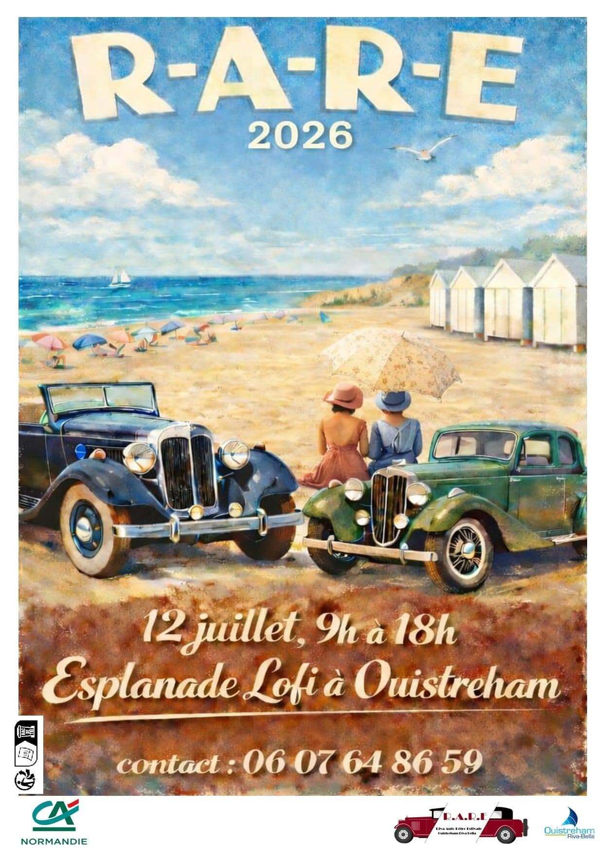 Riva Auto Rétro Estivale à Ouistreham.