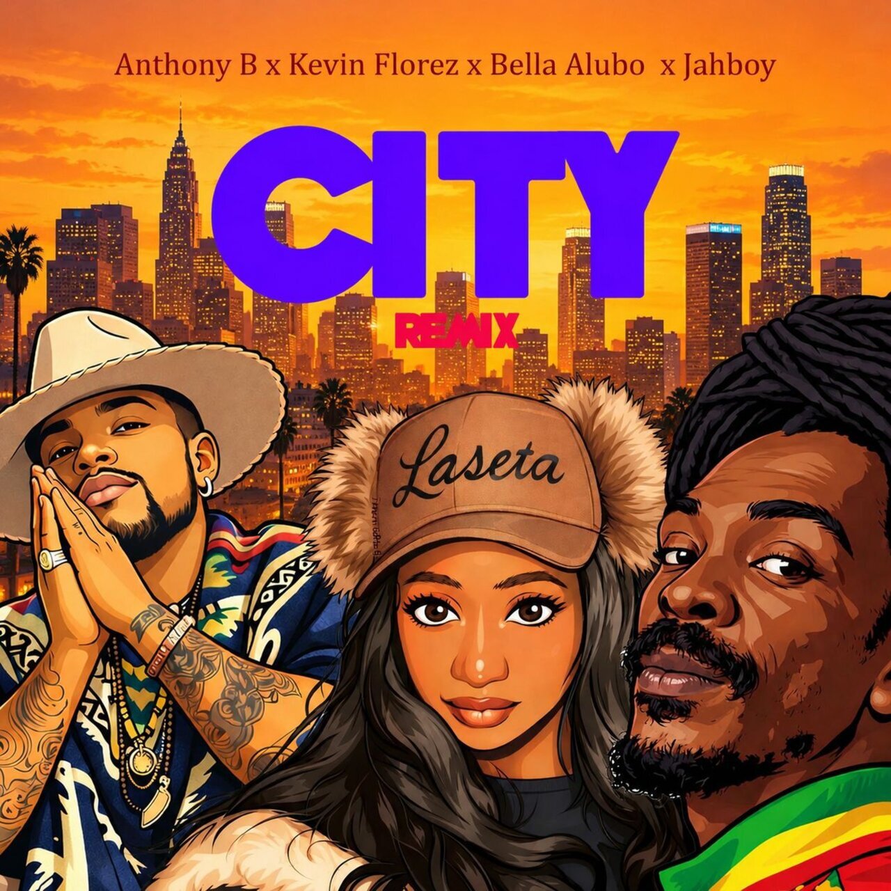 Anthony B Feat. Bella Alubo &amp; Kevin Florez - City Remix (Jahboi Studio Beats) 2026
