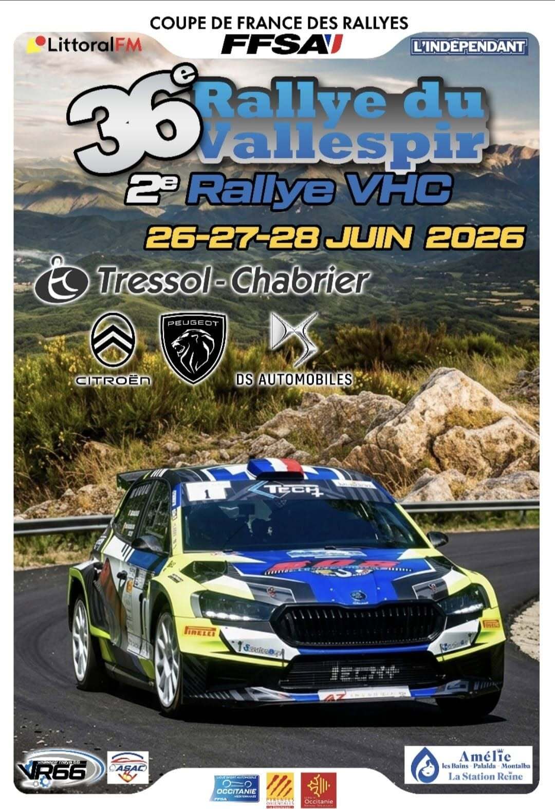 Rallye du Vallespir à Amélie-les-Bains.