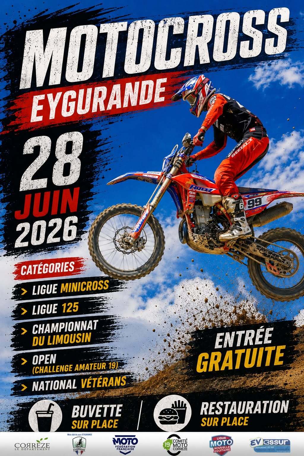 Motocross à Eygurande – Annulé !