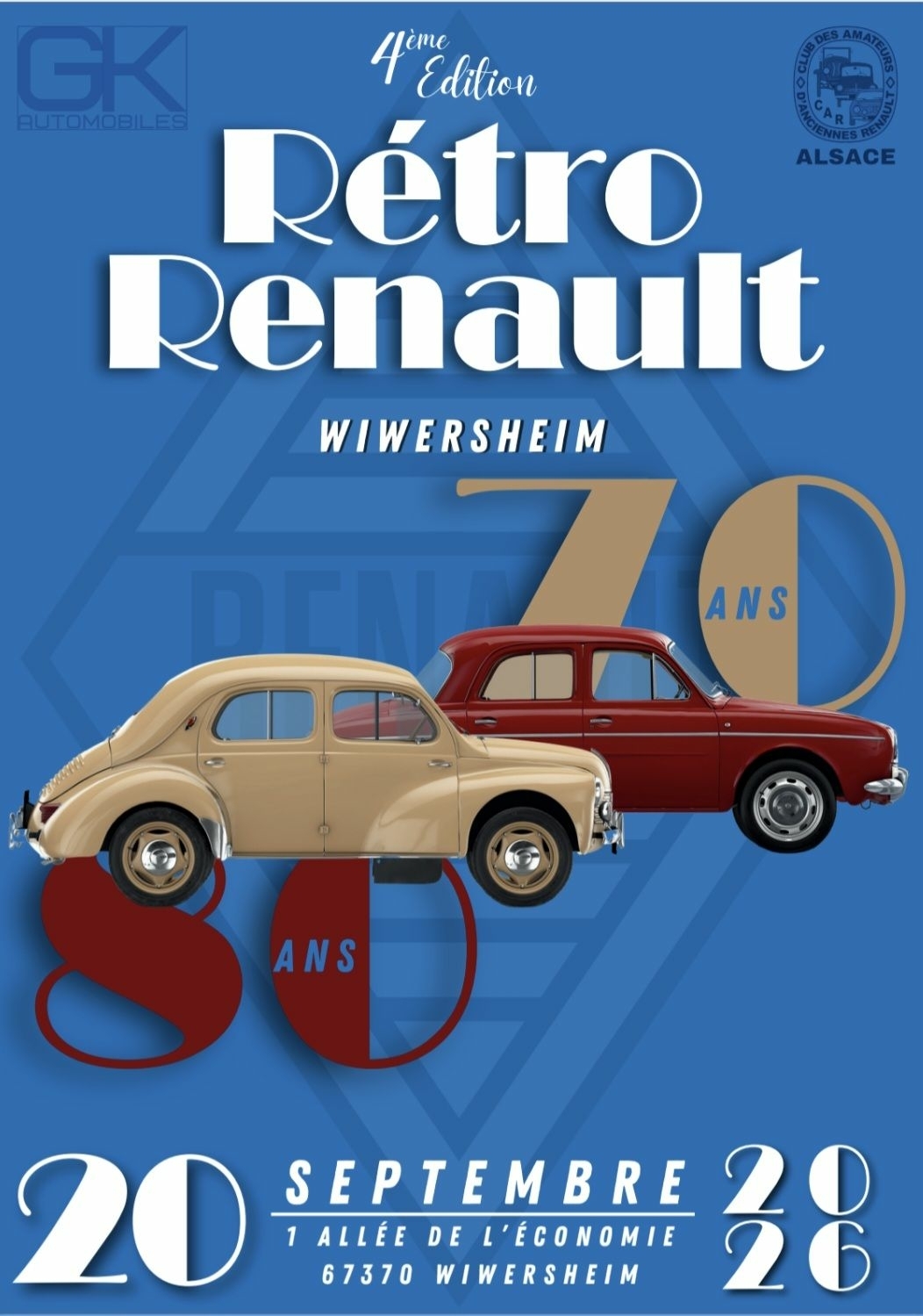 Auto – Rassemblement Renault à Wiwersheim