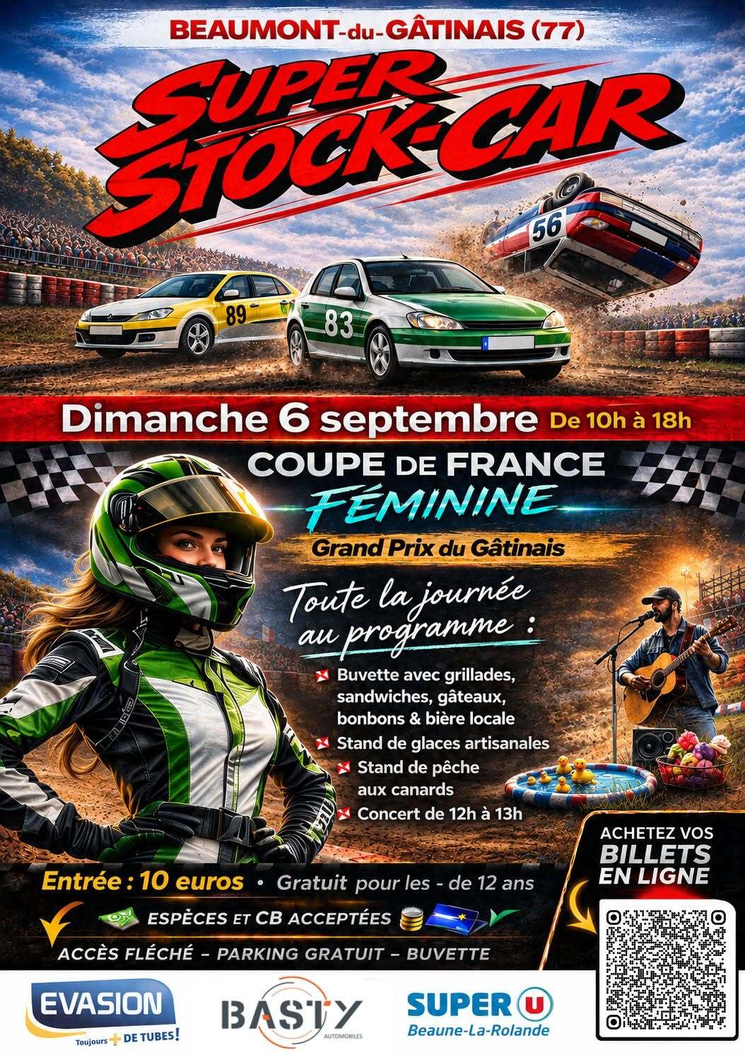 Super Stock-Car à Beaumont-du-Gâtinais