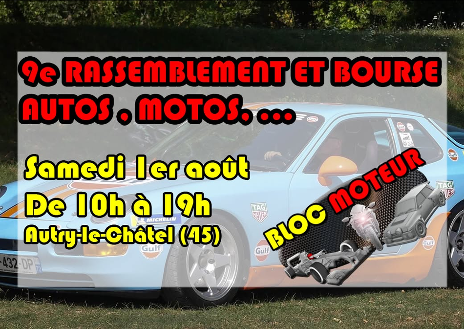 Expo-Bourse Autos Motos à Autry-le-Châtel.