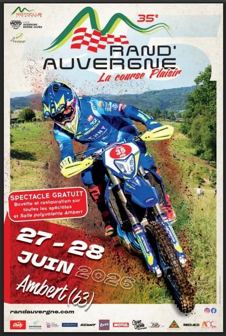 Moto TT – 35eme Rand’Auvergne à Ambert.