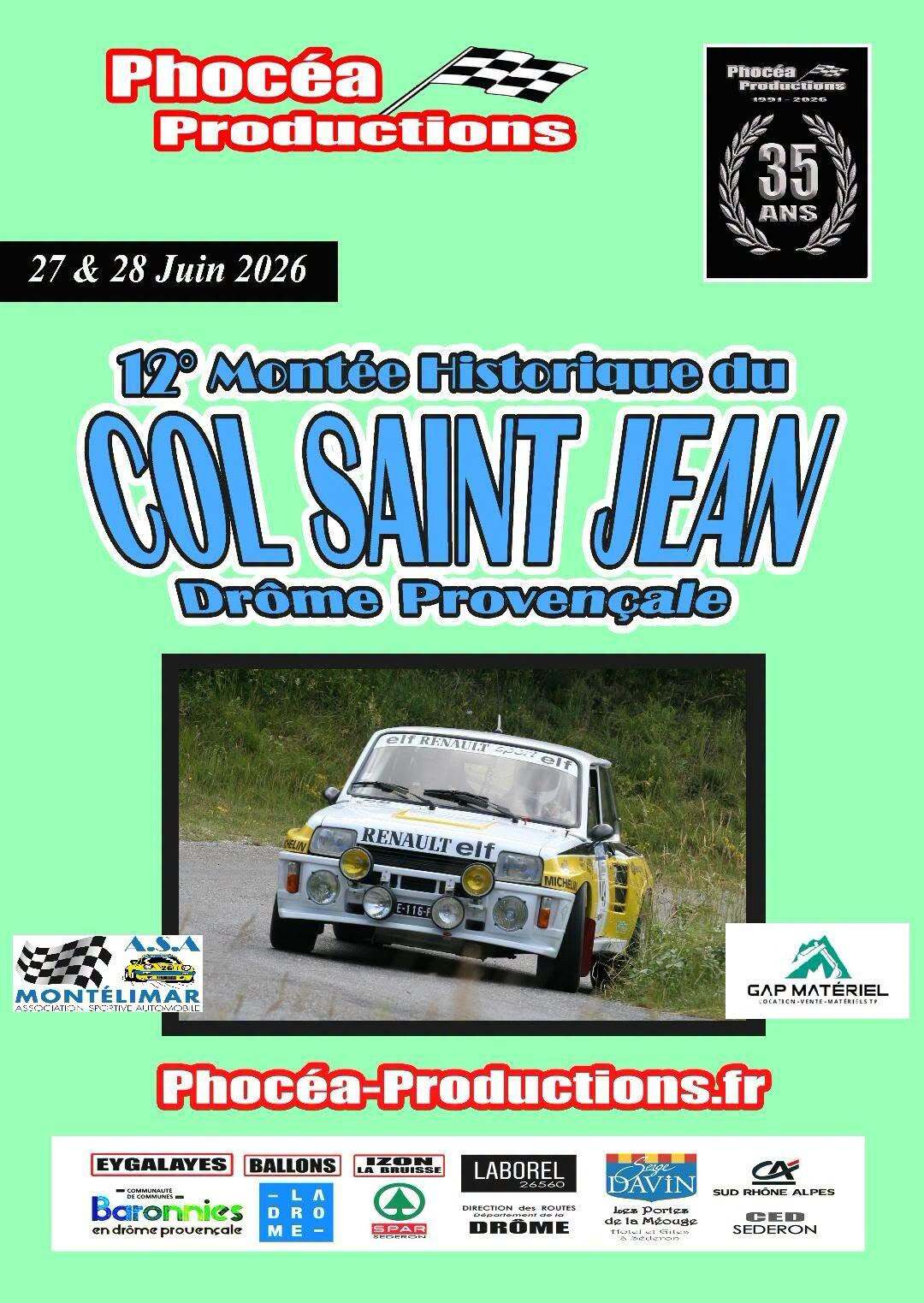 Montée Historique du Col Saint Jean.