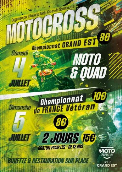 Motocross – Championnat de France MX Vétéran à Sommauthe.