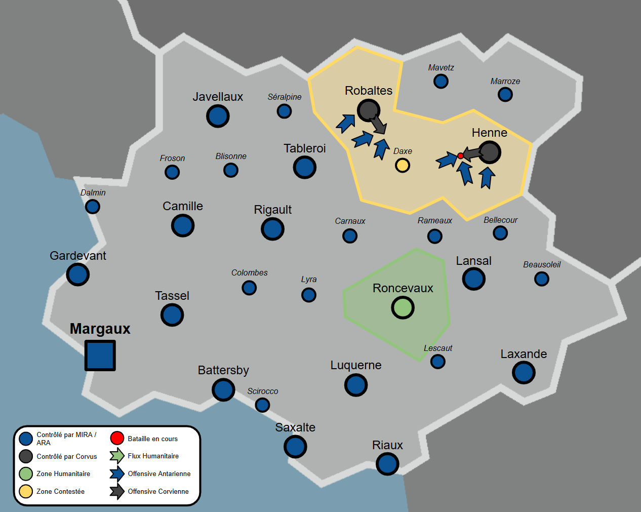 Carte Stratégique, datée du 19 Septembre 2018