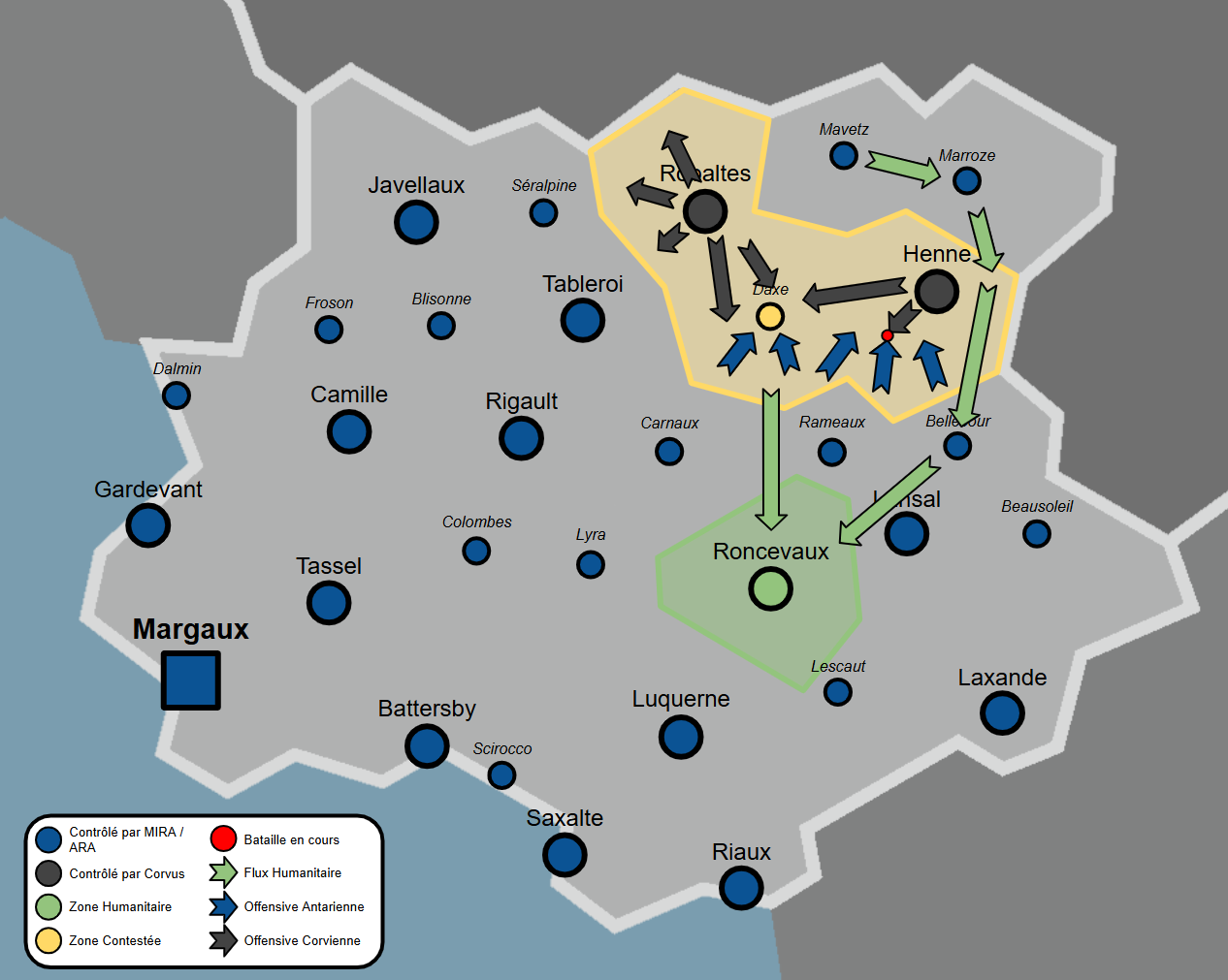 Carte Stratégique, datée du 20 Septembre 2018