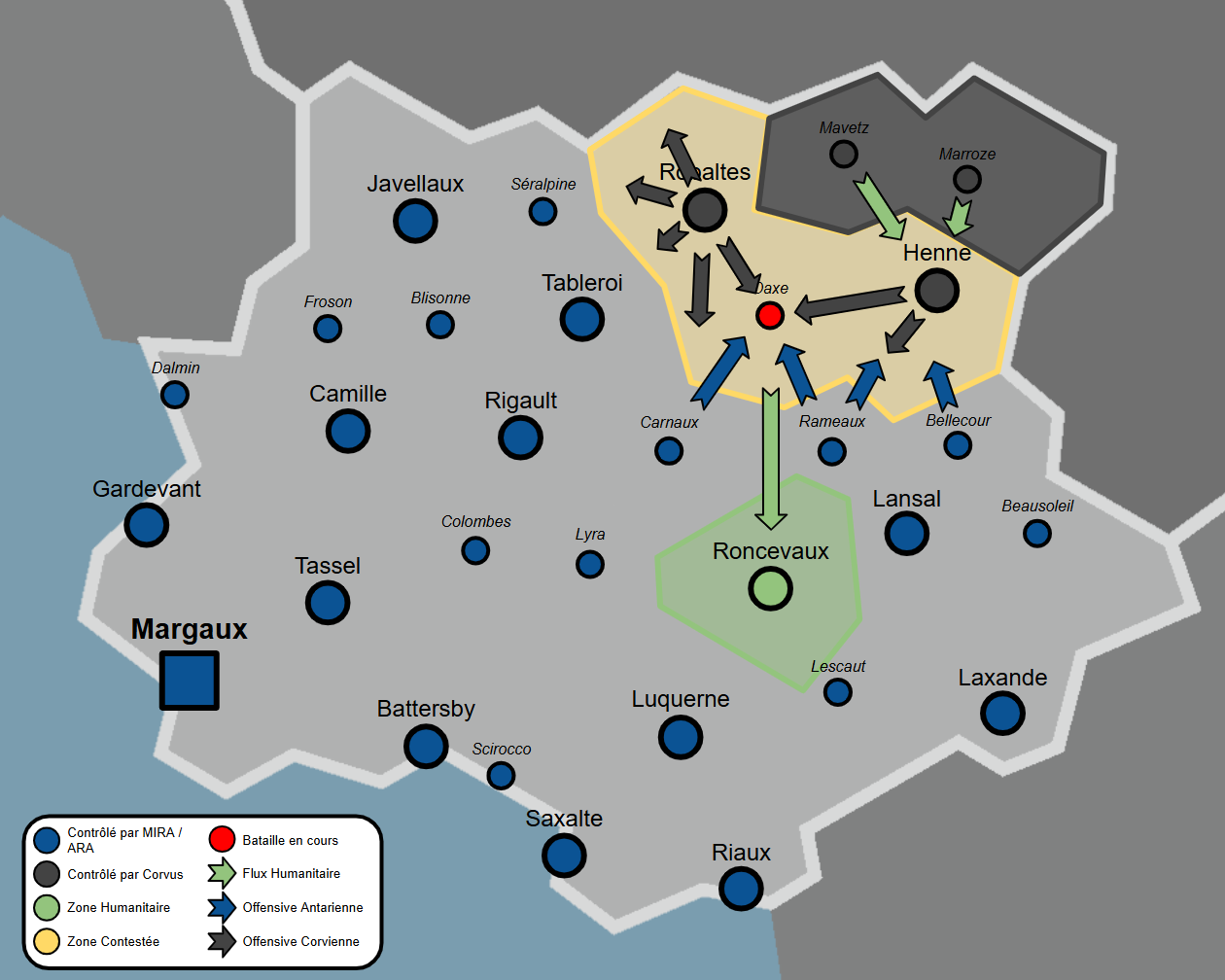 Carte Stratégique, datée du 21 Septembre 2018