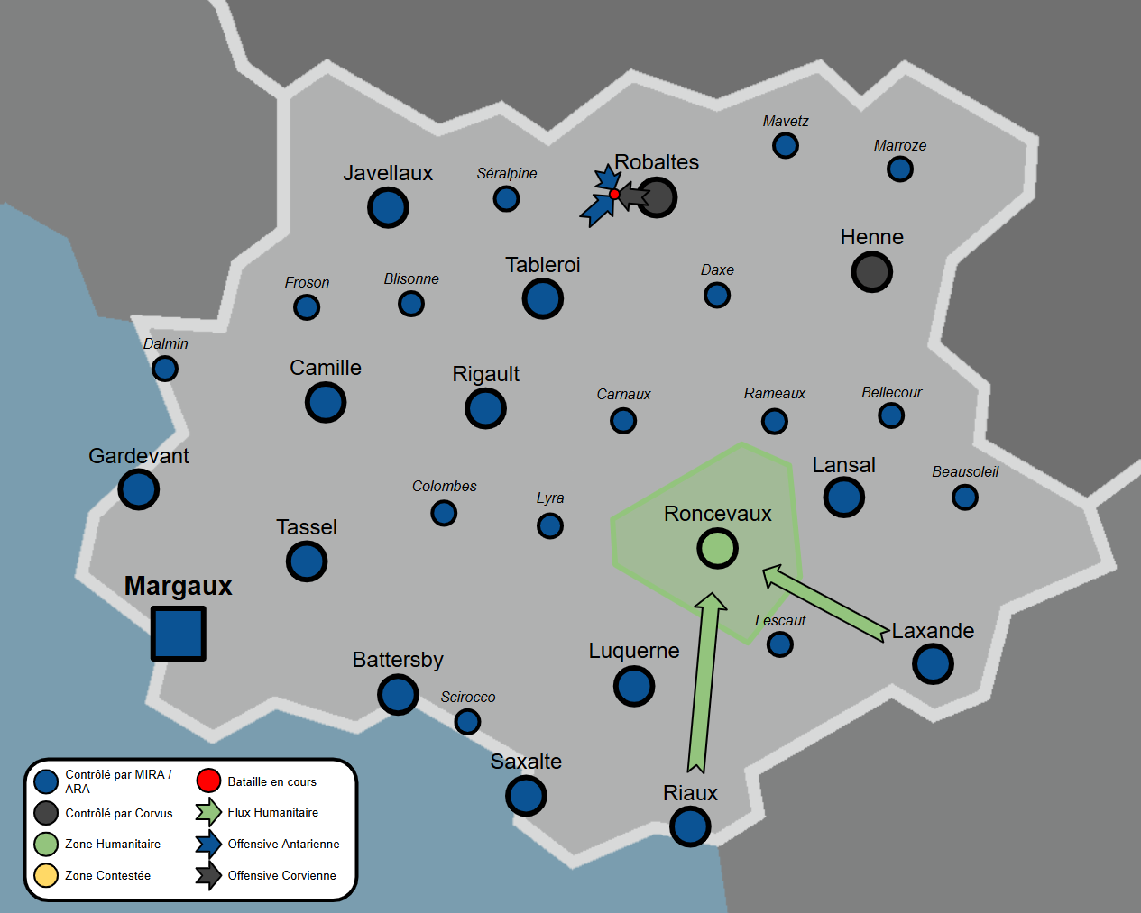 Carte Stratégique, datée du 19 Septembre 2018