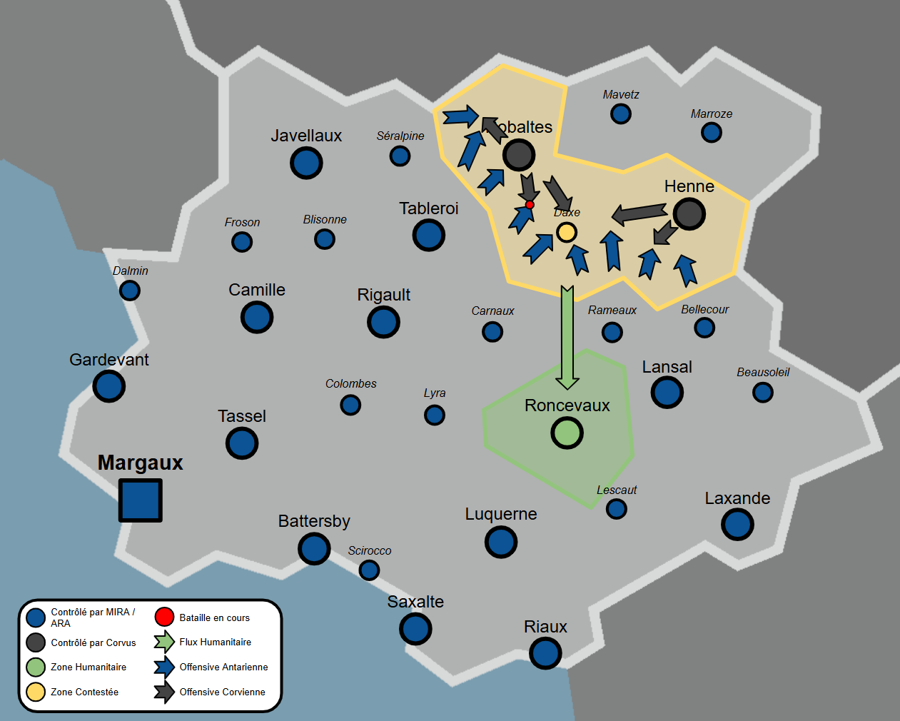 Carte Stratégique, datée du 20 Septembre 2018