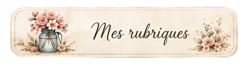 Mes rubriques