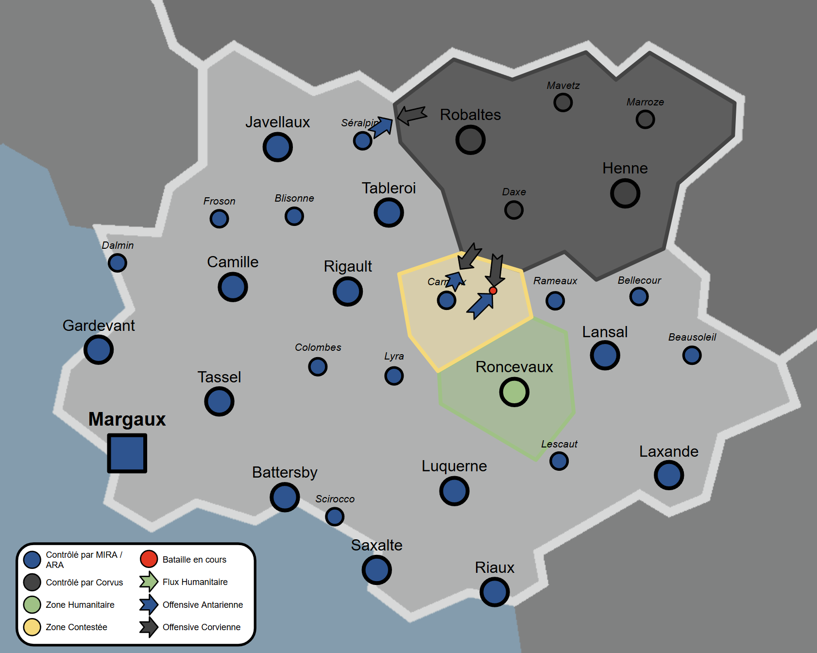 Carte Stratégique, datée du 13 Octobre Septembre 2018