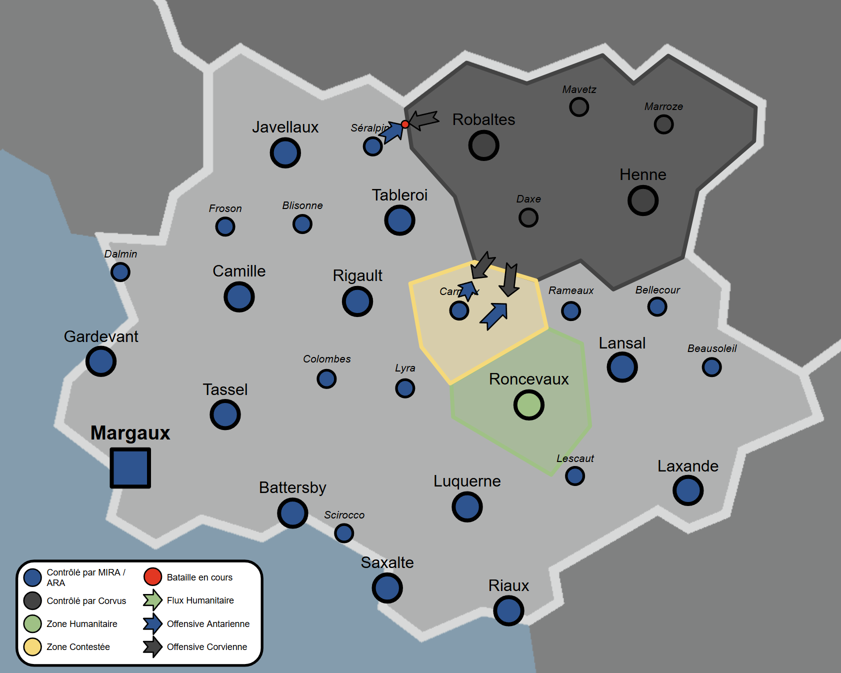 Carte Stratégique, datée du 12 Octobre 2018