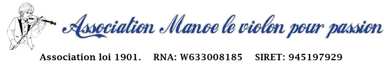 MANOÉ : Le Violon Pour Passion