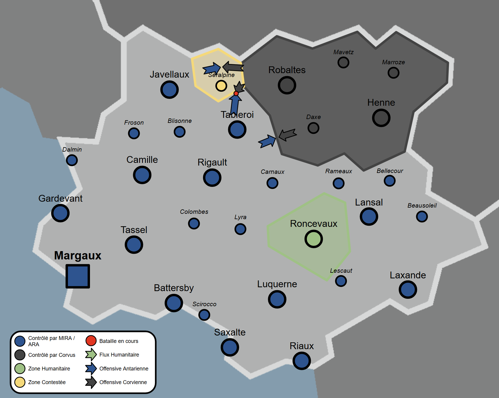 Carte Stratégique, datée du 10 Novembre 2018