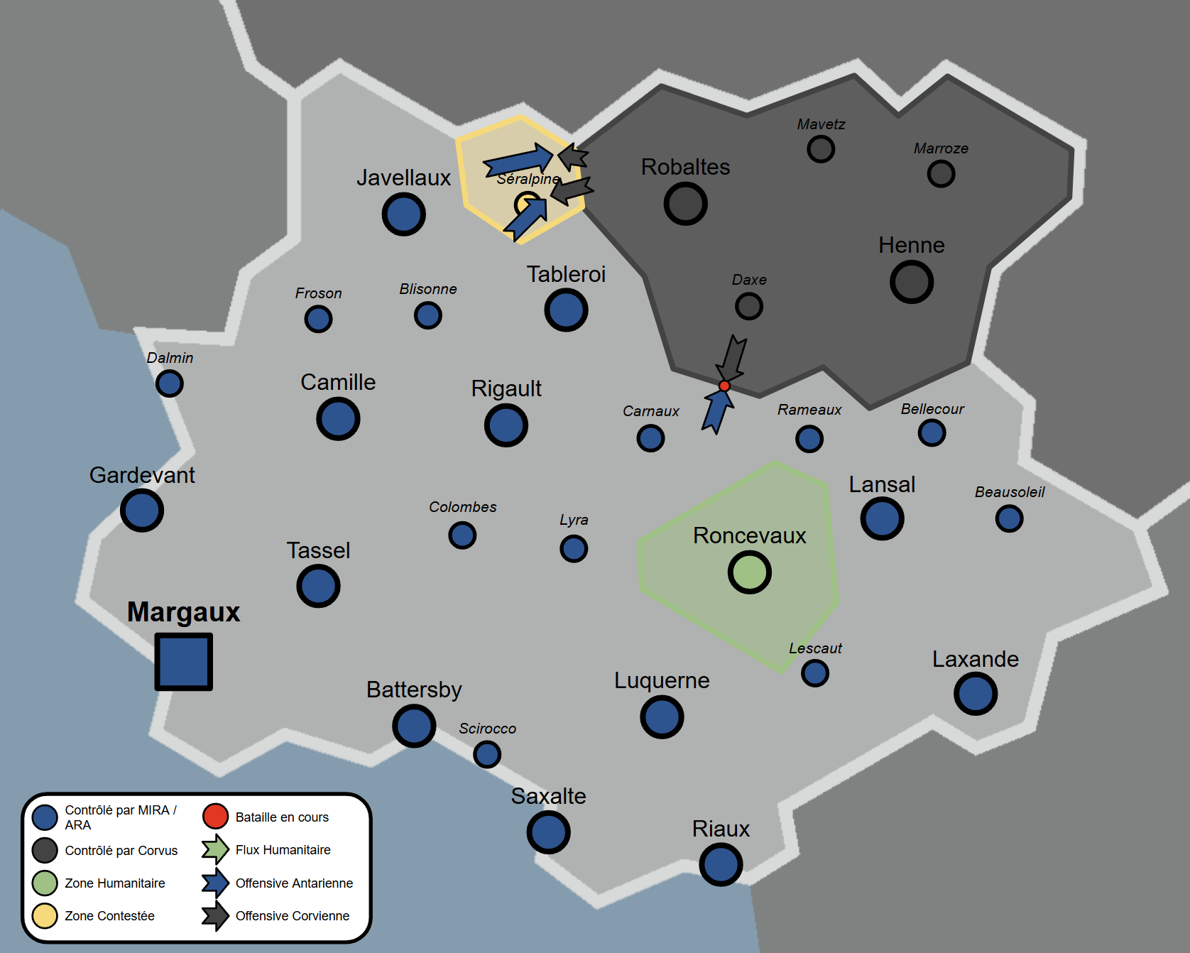 Carte Stratégique, datée du 9 Novembre 2018