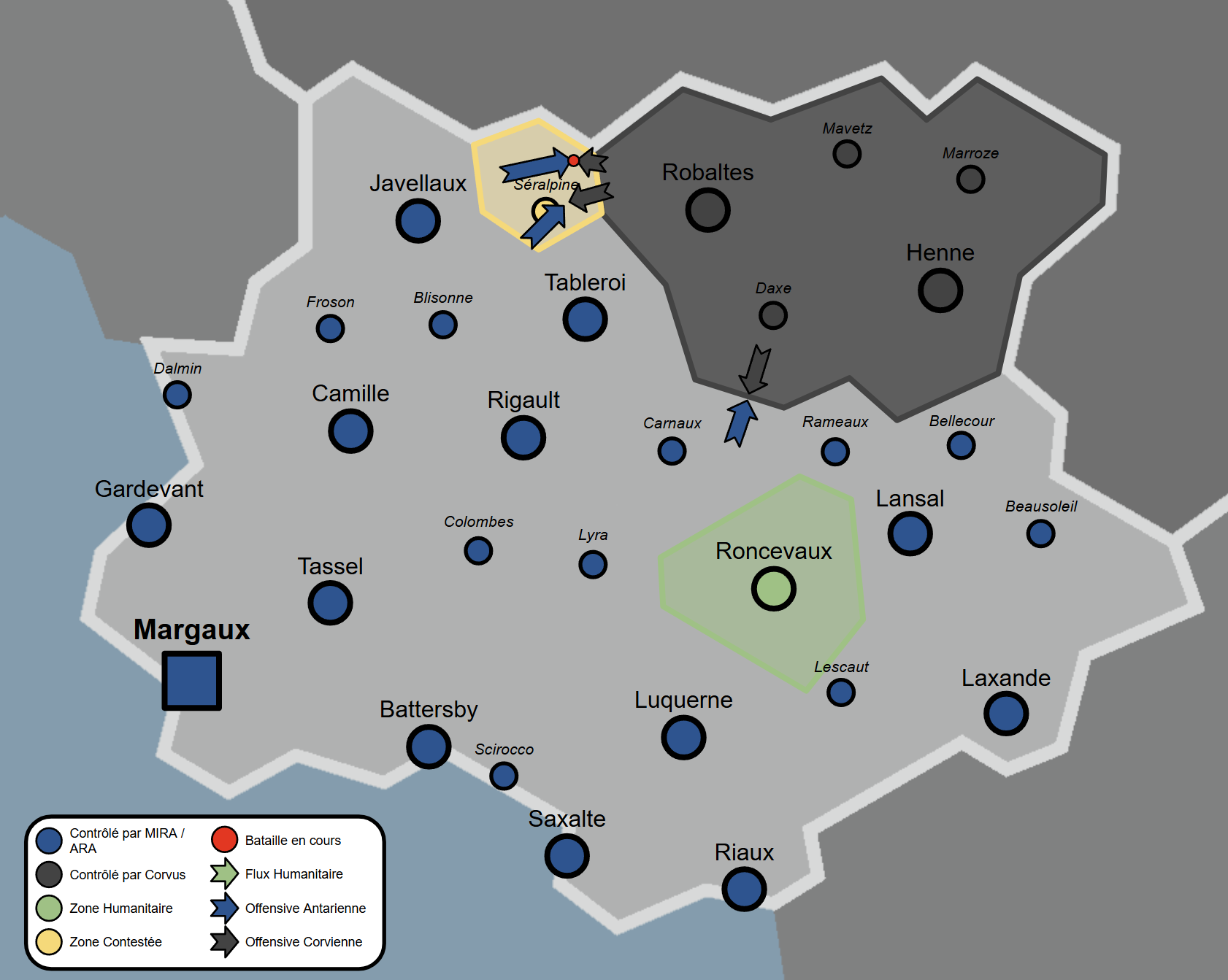 Carte Stratégique, datée du 9 Novembre 2018