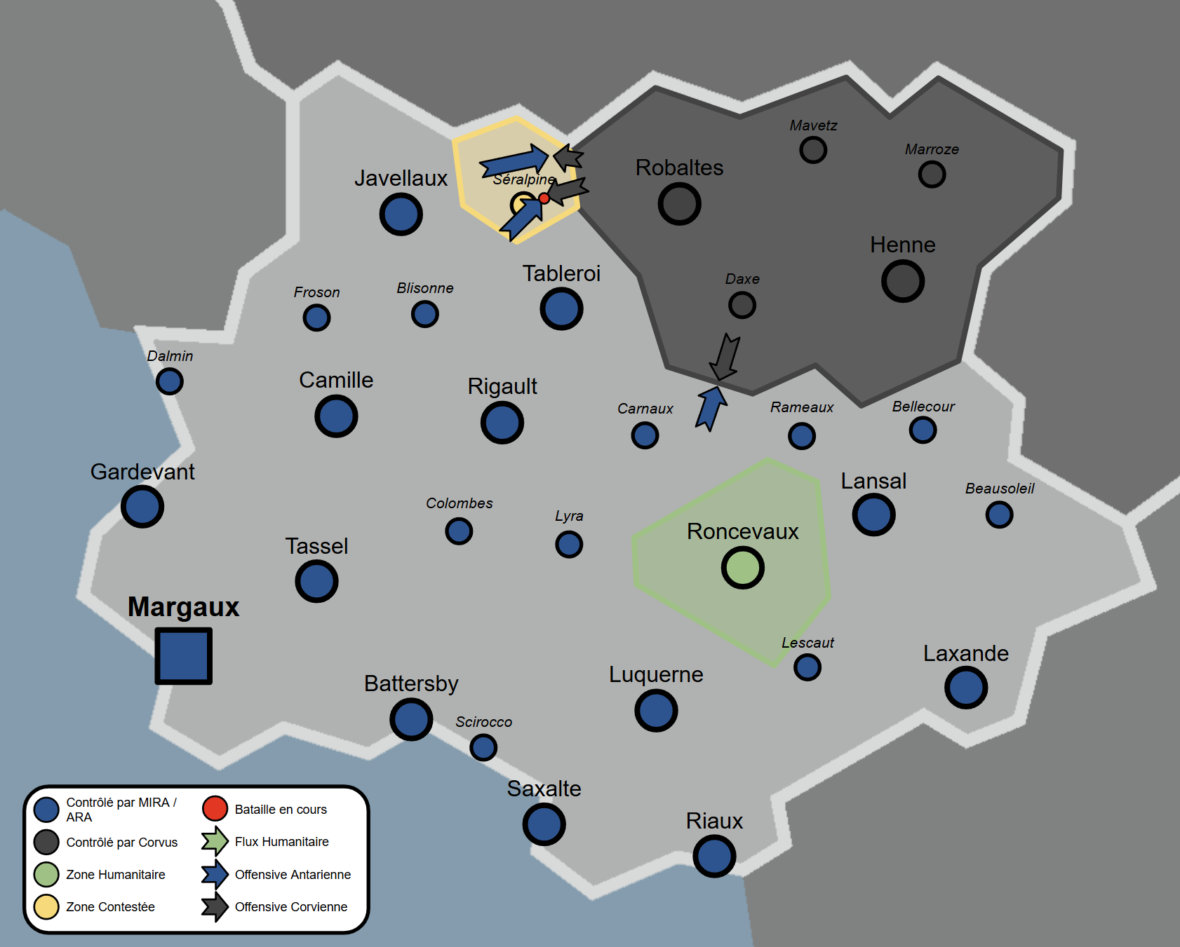 Carte Stratégique, datée du 9 Novembre 2018