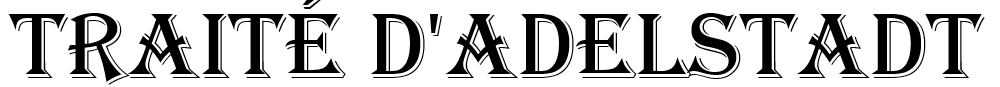 Traité d'Adelstadt