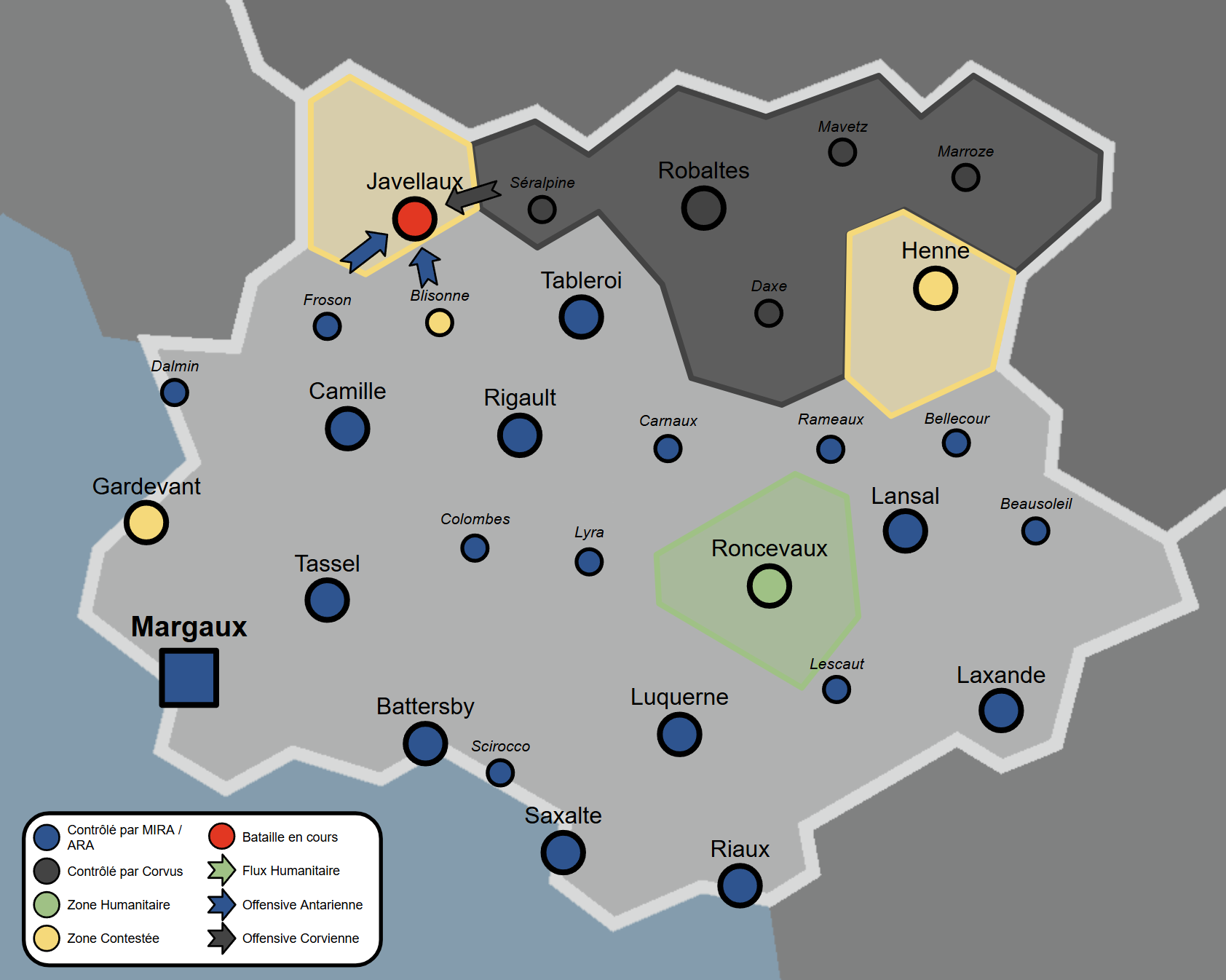 Carte Stratégique, datée du 22 Janvier 2019