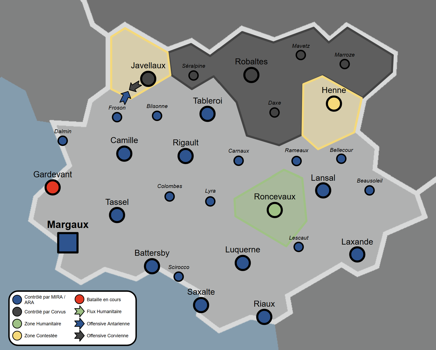 Carte Stratégique, datée du 1 Février 2019