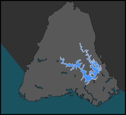 Carte du lac Dgondu Carte du lac Dgondu