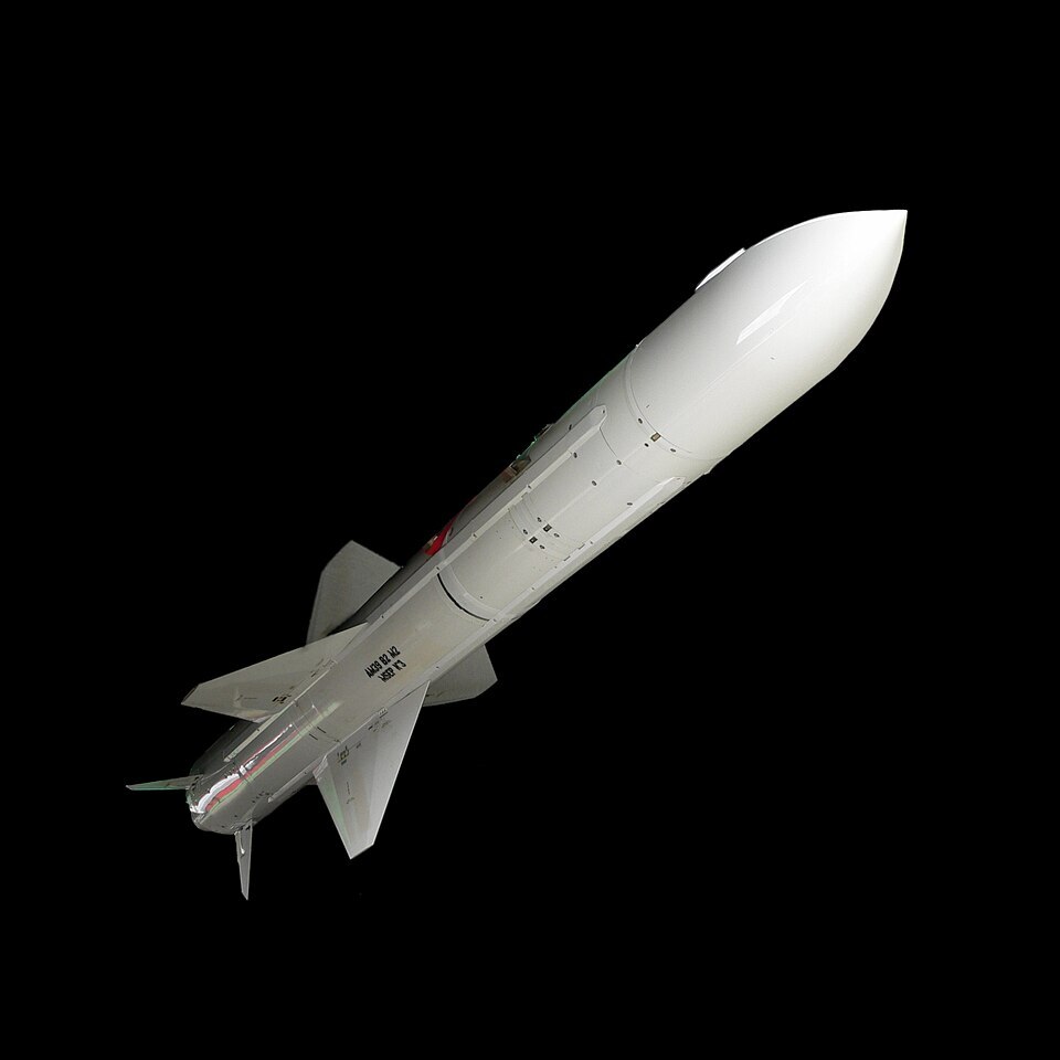 Une image du missile Espadon dans une chambre de test en Février 2020.