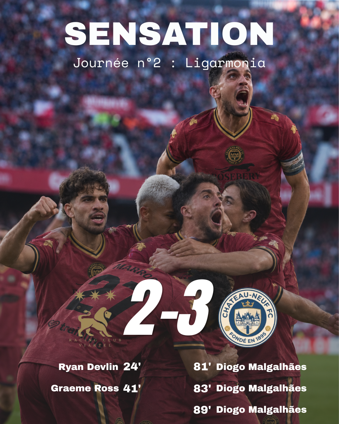 Affiche d'après match