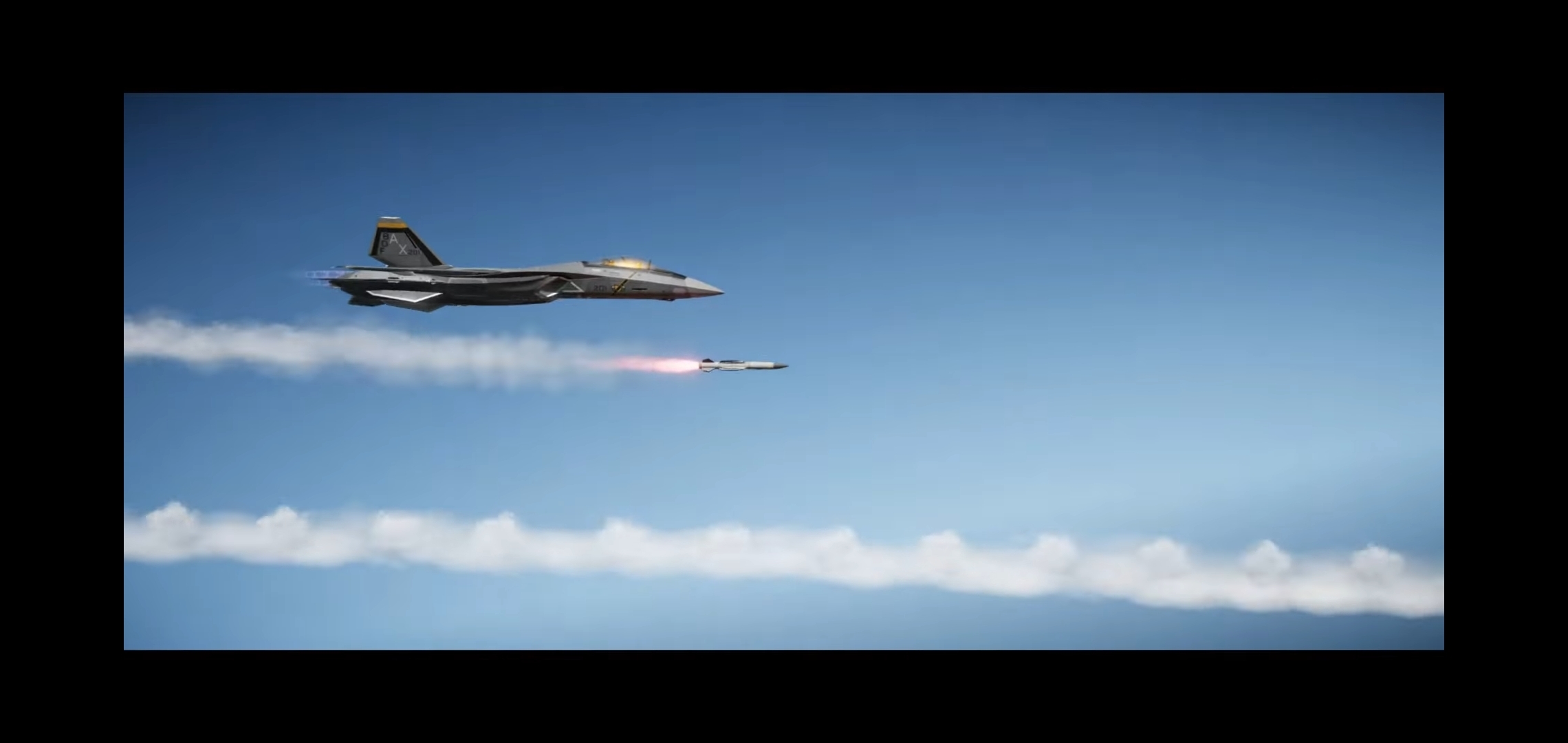 Le F 9 Condor n°28 détaché auprès du bureau d'évaluation opérationnelle de la SMD ouvrant le feu contre une cible de tir le 5 août 2020 durant un exercice d'évaluation de l'arme, au dessus de la Baie des Etoiles.