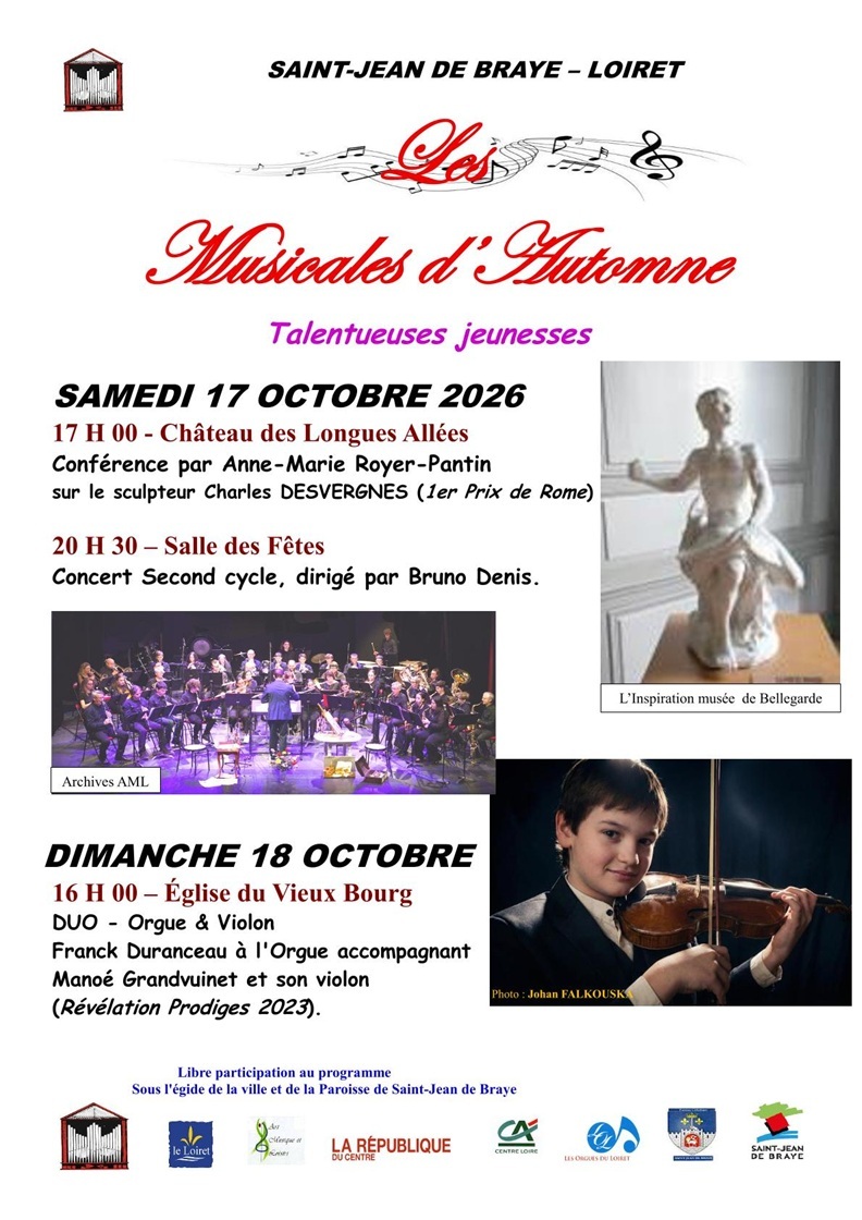 Concert le 18 Octobre 2026 à 16h00 - Église du Vieux Bourg