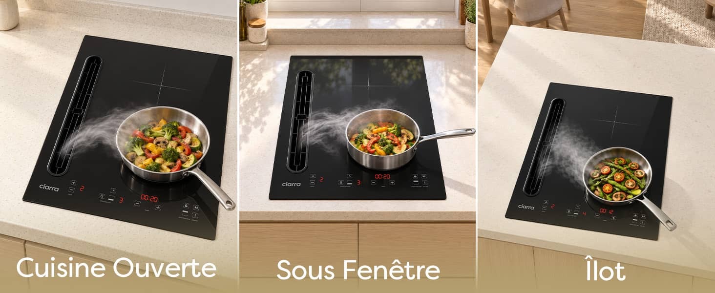 Pensé pour chaque cuisine : ouverte, sous fenêtre ou en îlot